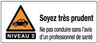 Les médicaments à risque responsables de 3% à 4% des accidents corporels de la route