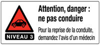 Les médicaments à risque responsables de 3% à 4% des accidents corporels de la route