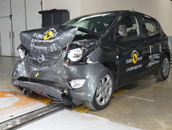 L'Opel Karl obtient trois étoiles aux crash-tests Euro NCAP