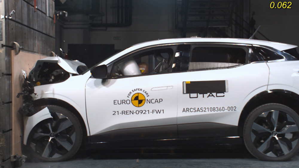 La Renault Mégane E-Tech Electrique obtient cinq étoiles aux crash-tests Euro NCAP