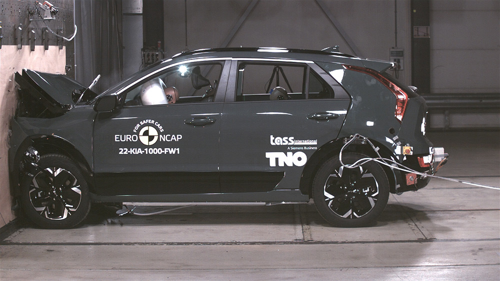 Le Kia Niro obtient quatre étoiles sur cinq possibles aux crash-tests Euro NCAP 2022