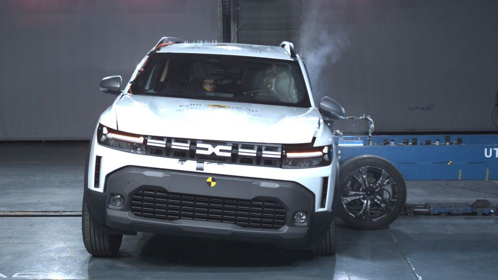 Le SUV de taille compacte Dacia Bigster crédité de trois étoiles sur cinq possibles aux crash-tests Euro NCAP 2024