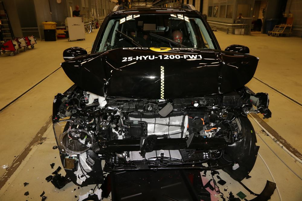 Le mini SUV urbain électrique Hyundai Inster obtient quatre étoiles sur cinq possibles aux crash-tests Euro NCAP 2025