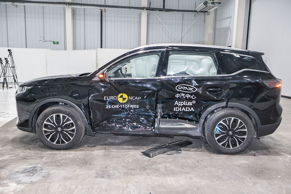 Le SUV Chery Tiggo 8 obtient quatre étoiles sur cinq possibles aux crash-tests Euro NCAP 2025