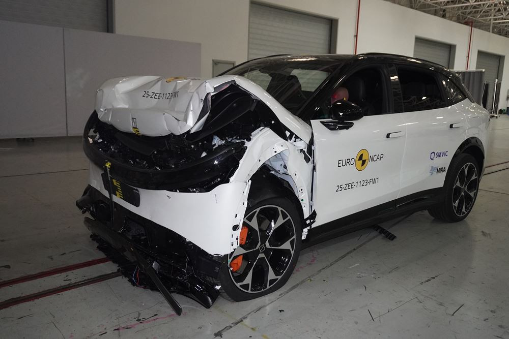 Le SUV électrique compact Zeekr 7X obtient cinq étoiles aux crash-tests Euro NCAP 2025