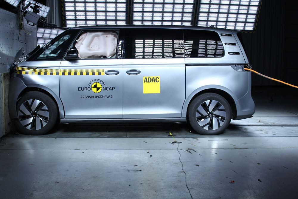 La Volkswagen ID. Buzz électrique obtient cinq étoiles aux crash-tests Euro NCAP 2025