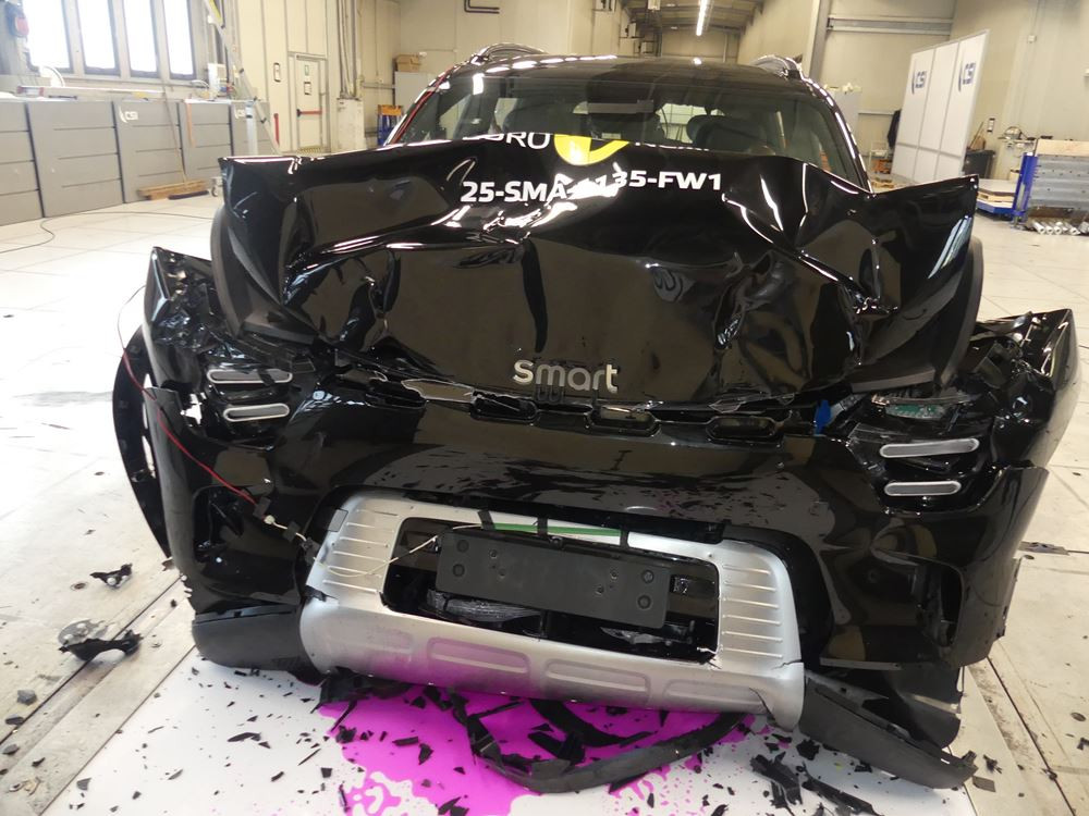 Le SUV électrique Smart 5 obtient cinq étoiles aux crash-tests Euro NCAP 2025