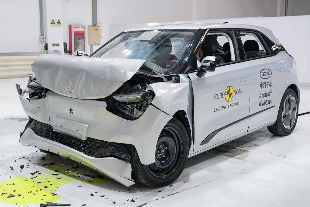 La petite citadine électrique Dongfeng Box obtient trois étoiles sur cinq possibles aux crash-tests Euro NCAP 2025