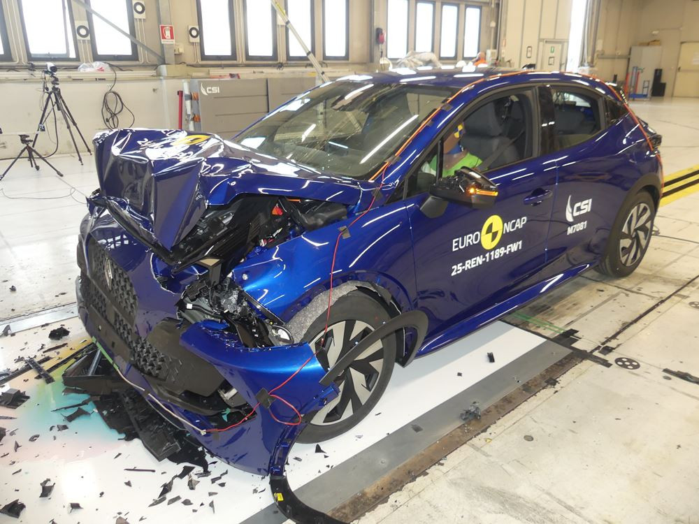 La Renault Clio obtient quatre étoiles sur cinq possibles aux crash-tests Euro NCAP 2025