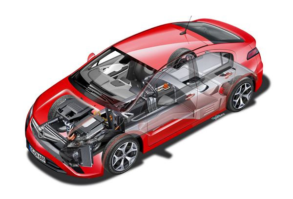 Comment fonctionne l'Opel Ampera électrique à autonomie étendue?