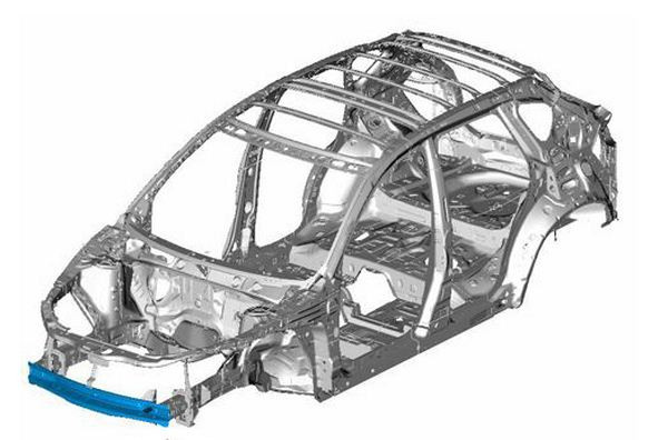 Le Mazda CX-5 utilise de l’acier à ultra-haute résistance de 1 800 MPa