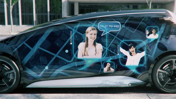 Un concept Toyota Fun Vii de voiture communicante