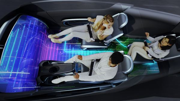Un concept Toyota Fun Vii de voiture communicante