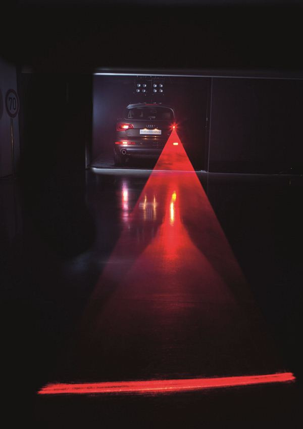 Audi développe des feux arrière de brouillard à laser