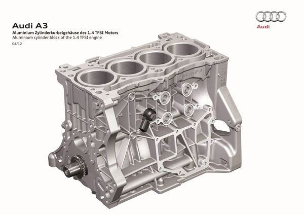 La nouvelle Audi A3 1.4 TFSI s'allège de 80 kg par rapport à sa devancière