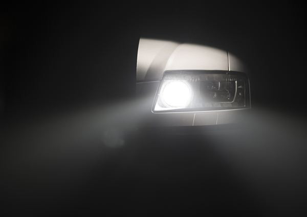 Des phares Audi Matrix LED sur un véhicule Audi en 2013