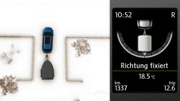 La fonction « Trailer Assist » de Volkswagen facilite les manœuvres avec une remorque