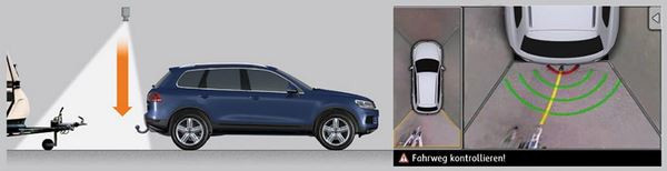Le système Volkswagen de reconnaissance de l’environnement Area View 2 détecte les obstacles