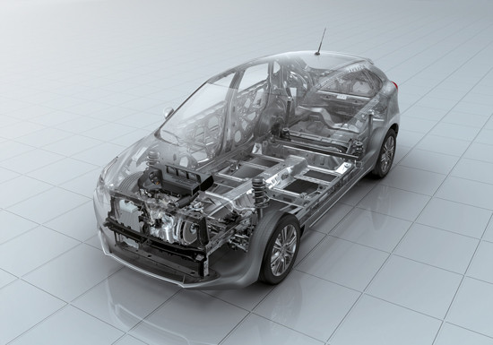 La plateforme de la Baleno met en œuvre la technologie d’allégement Suzuki