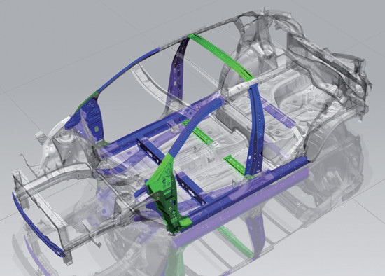 La plateforme de la Baleno met en œuvre la technologie d’allégement Suzuki