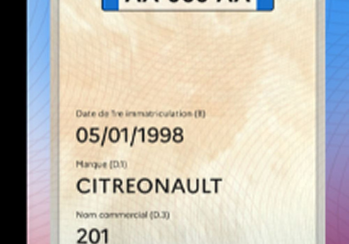 La carte grise numérique disponible dans l'application France Identité pour les automobilistes adeptes du format numérique