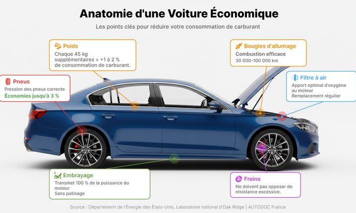 Économisez jusqu'à 25% de carburant grâce à un entretien régulier