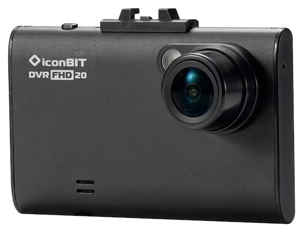 La caméra embarquée iconBIT DVR FHD20 enregistre et conserve les vidéos en cas d’accidents