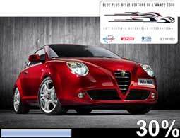 L’Alfa Romeo MiTo élue « Plus Belle Voiture de l’Année 2008 »