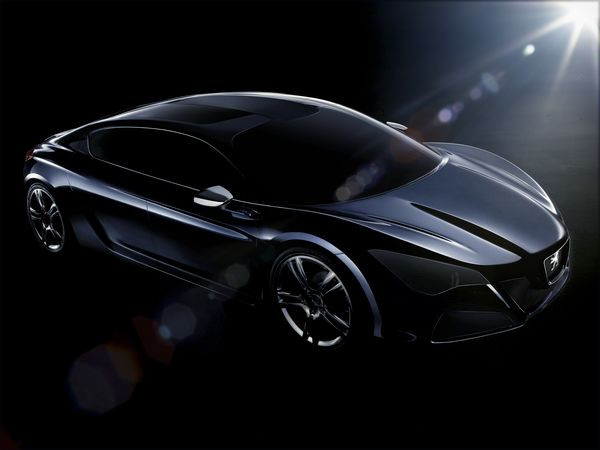 Le concept-car Peugeot RC HYmotion4 illustre les orientations futures de Peugeot