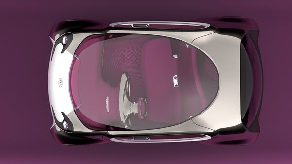 Un concept de microvoiture électrique Kia de trois mètres