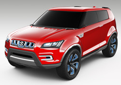 Un concept Suzuki de SUV compact présenté au salon de New Delhi