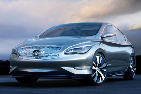 Le concept LE Infiniti électrique s'affiche au Mondial de Paris