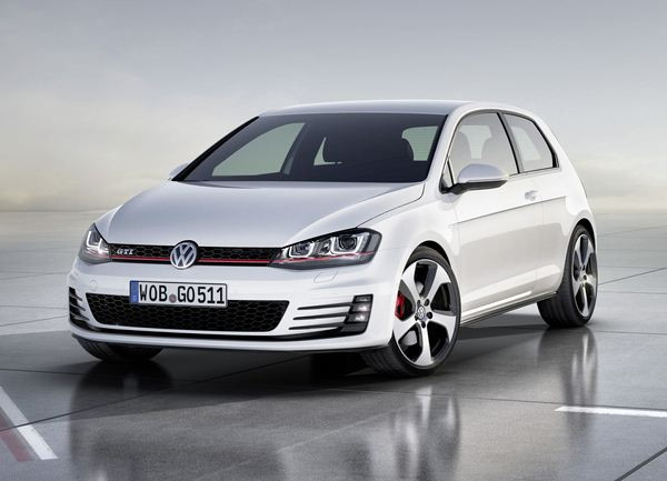 Une étude de la septième Volkswagen Golf GTI présentée au Mondial de Paris