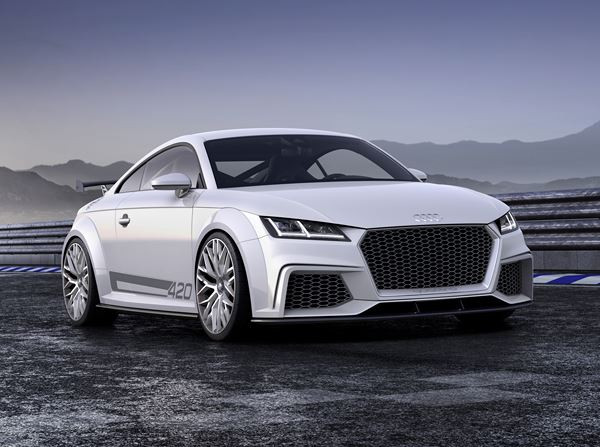 Le show car Audi TT quattro sport concept délivre une puissance de 420 ch