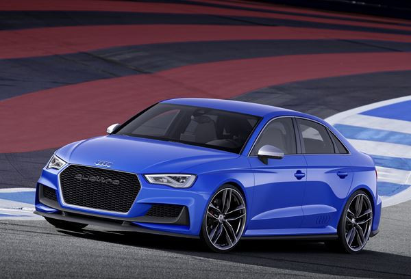 Un concept Audi A3 clubsport quattro équipé d’un moteur 5 cylindres de 525 ch