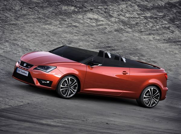 Un concept Seat Ibiza Cupster doté d'un pare-brise bas entourant l’habitacle
