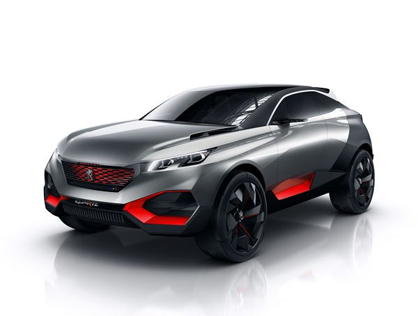 Le concept Peugeot Quartz exprime un style sportif et puissant