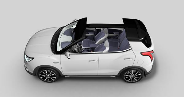 Le concept-car SsangYong XIV-Air adopte un toit type « T-top »