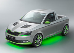 Le concept Skoda de pick-up Fun star sur base de Fabia se dévoile au Wörthersee
