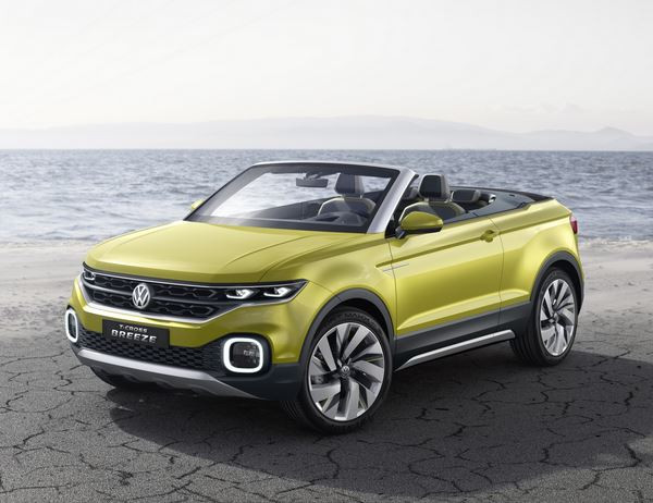 Volkswagen T-Cross Breeze: un concept de petit SUV cabriolet de quatre mètres