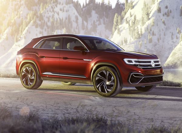 Volkswagen Atlas Cross Sport Concept: un SUV au design arrière de type coupé