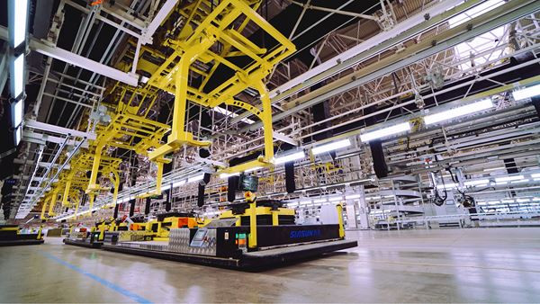 L’usine de fabrication Aiways en Chine intègre des technologies innovantes