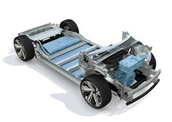 La plateforme Renault-Nissan CMF-EV embarque des batteries de grandes capacités