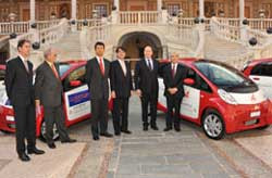La Principauté de Monaco prend livraison de quatre Mitsubishi i-MiEV électrique