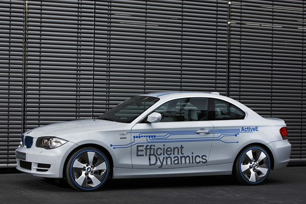 Un concept BMW Concept ActiveE à propulsion électrique présenté au salon de Détroit