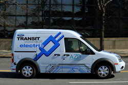 Le Ford Transit Connect électrique sera commercialisé mi 2011 en Europe par Azure Dynamics