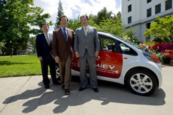 La Mitsubishi i-MiEV en test en Californie