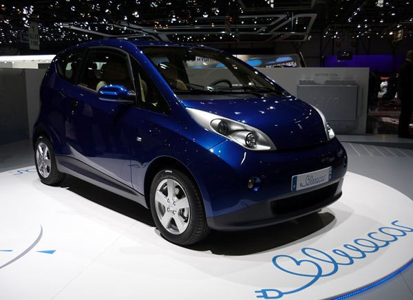La Pininfarina BlueCar électrique se montre au salon de Genève