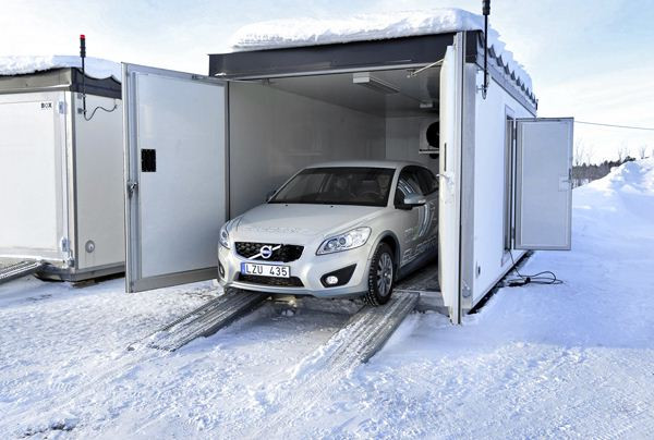 La Volvo C30 Electrique dispose d'un climatiseur alimenté au bioéthanol