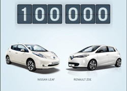 L'alliance Renault-Nissan annonce la vente de 100 000 voitures électriques zero emission